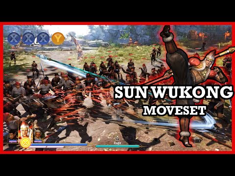 Warriors Orochi 4 Ultimate - Sun Wukong Moveset