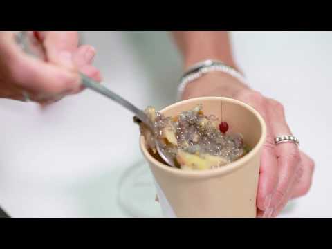 How to prepare our chia puddings - microwave method - Frutify