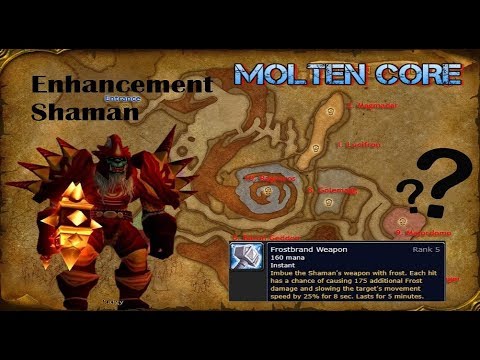 Classic Sulfuras Enhancement Shaman Spelldamage Spec in Molten Core : is frostband really viable ?