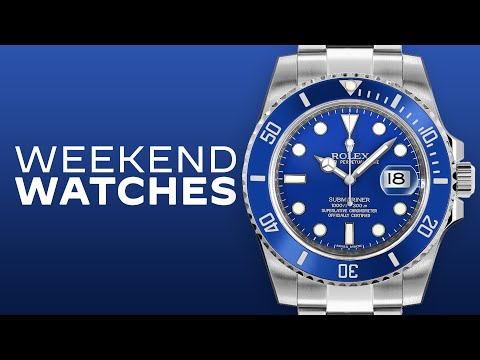 Rolex Submariner "Smurf" White Gold Reviewed: Men's Watches For Holiday Shopping 2020