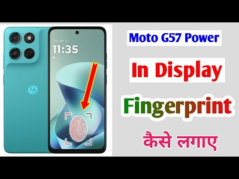 moto g57 power 5g in display fingerprint lock/how to display fingerprint in moto g57 power