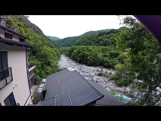 槍ヶ岳・蒲田川 @槍見の湯 槍見館