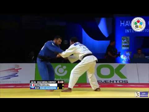 Judo 2016 Grand Prix Havana: Korval (FRA) - Magomedov (RUS) [-66kg] final