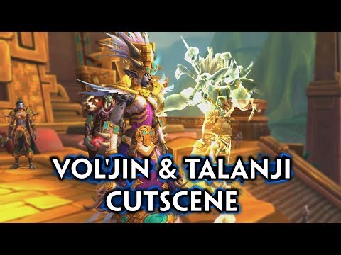 Vol'jin and Talanji's New Cutscene! Vol'jin's Spirit Returns as G'huun is Defeated (WOW BFA)