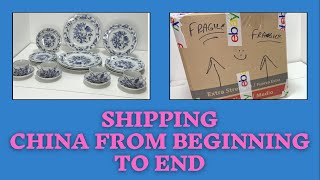 HOW TO PACK FRAGILE ITEMS FOR SHIPPING | HOW TO SHIP CHINA DISHES EBAY, ETSY, MERCARI | SHIPPING TIP