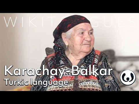 The Turkic Karachay-Balkar language, casually spoken | Raya speaking Karachay-Balkar | Wikitongues