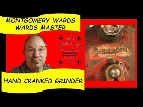 WARDS MASTER QUALITY HAND CRANK GRINDER
