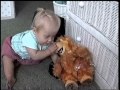2001 08 07 Alaina Update With Cha Cha Bear 8 5months Old