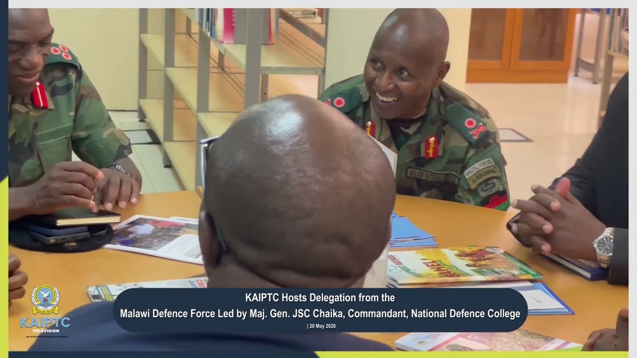 AVM David Akrong highlighted the power of ideas during the visit of Malawi Defence Force delegation