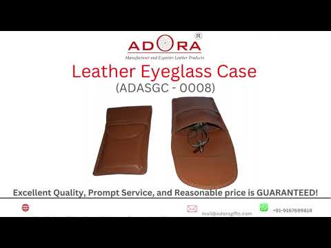 Adora high quality pu leather eyeglass case