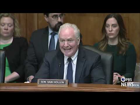 WATCH: Sen. Van Hollen makes opening statement in Blanche budget hearing