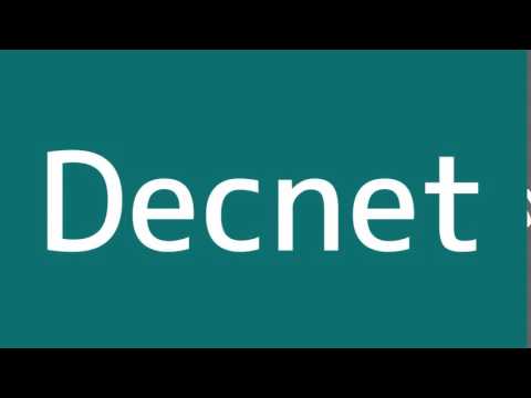 How to say Decnet in Spanish