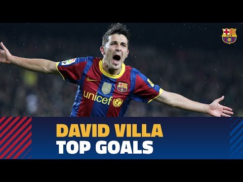David Villa's TOP 5 goals with Barça