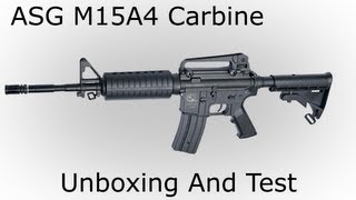 Airsoft AR-15 (ASG SLV Armalite M15A4 Carbine)