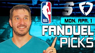 FanDuel NBA DFS Lineup Picks Today (4/1/24) | NBA DFS ConTENders