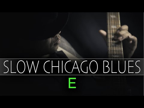 Blues Backing Track Jam - Ice B. - Slow Chicago Blues in E