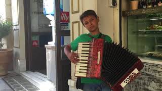 Gypsy accordion jam - Athens, Greece