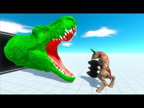 GREEN T-REX HEAD vs EVERY UNIT