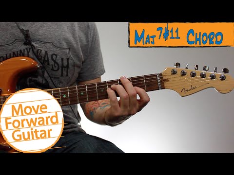 Beginner Jazz Guitar Chords - Major 7#11