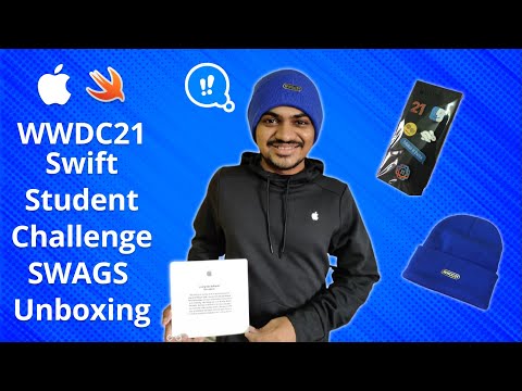 Unboxing Swift Student Challenge Swags | 🍎  WWDC21