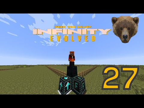 Minecraft: FTB Infinity Evolved EP 27 - Ender Quarry Upgrades!!!
