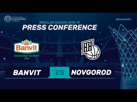 Banvit v Nizhny Novgorod - Press Conference - Basketball Champions League 2018-19