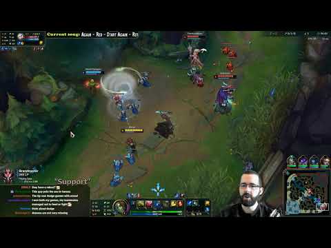 Zyra bot in grandmaster, Brand support plays (?), and failed dives