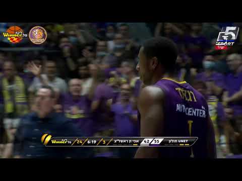 Hapoel Unet-Credit Holon Highlights vs. Maccabi Rishon LeZion