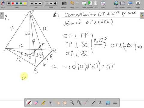 Probleme rezolvate piramida triunghiulara regulata clasa a VIII a ( www.supermeditatii.ro)