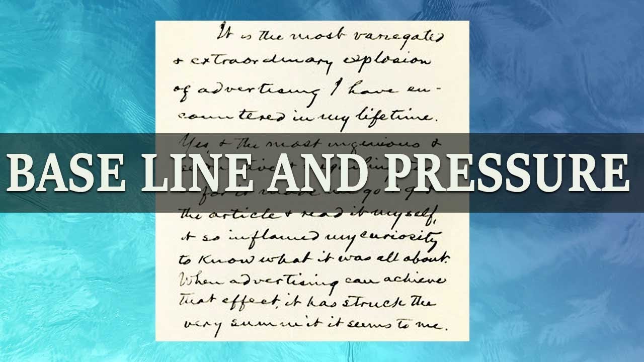 HANDWRITING ANALYSIS- Base Line and Pressure - Aditi Ghosh
