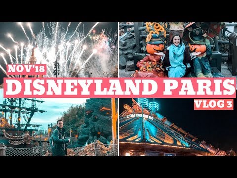DISNEYLAND PARIS NOV'18 VLOG 3 | Magical Evening Watching Illuminations & Sports Bar Cocktails!
