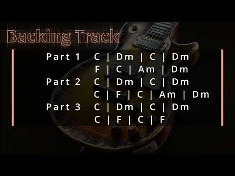 Falling Gravity Soulful Blues-Pop Ballad Guitar Backing Track | C Major | 63 BPM