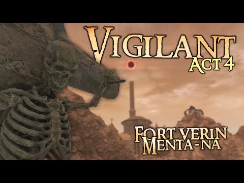 Vigilant Act 4 - "Fort Verin" Walkthrough / "Menta-Na" Fight! - Skyrim SE Mod Guide - Ace