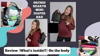 Orchid Hearts Mini Backpack| Review & On the body!