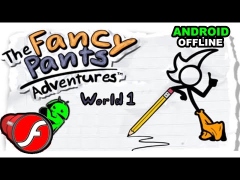 The Fancy Pants Adventures: World 1 (Flash Game) - Android Offline Gameplay