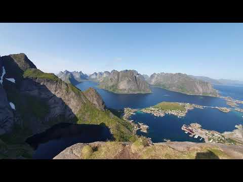 Cinematic fpv: Mountains over Lofoten Norway