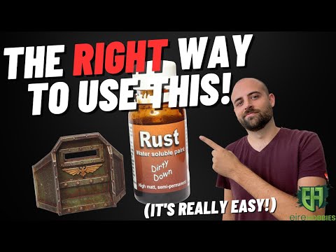 How to use Dirty Down Rust correctly! Add cool rust effects to your Warhammer models and terrain!