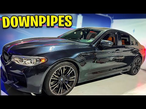 F90 M5 DOWNPIPES BEFORE/AFTER SOUND AND ONE TIME SAVING TIP #f90m5