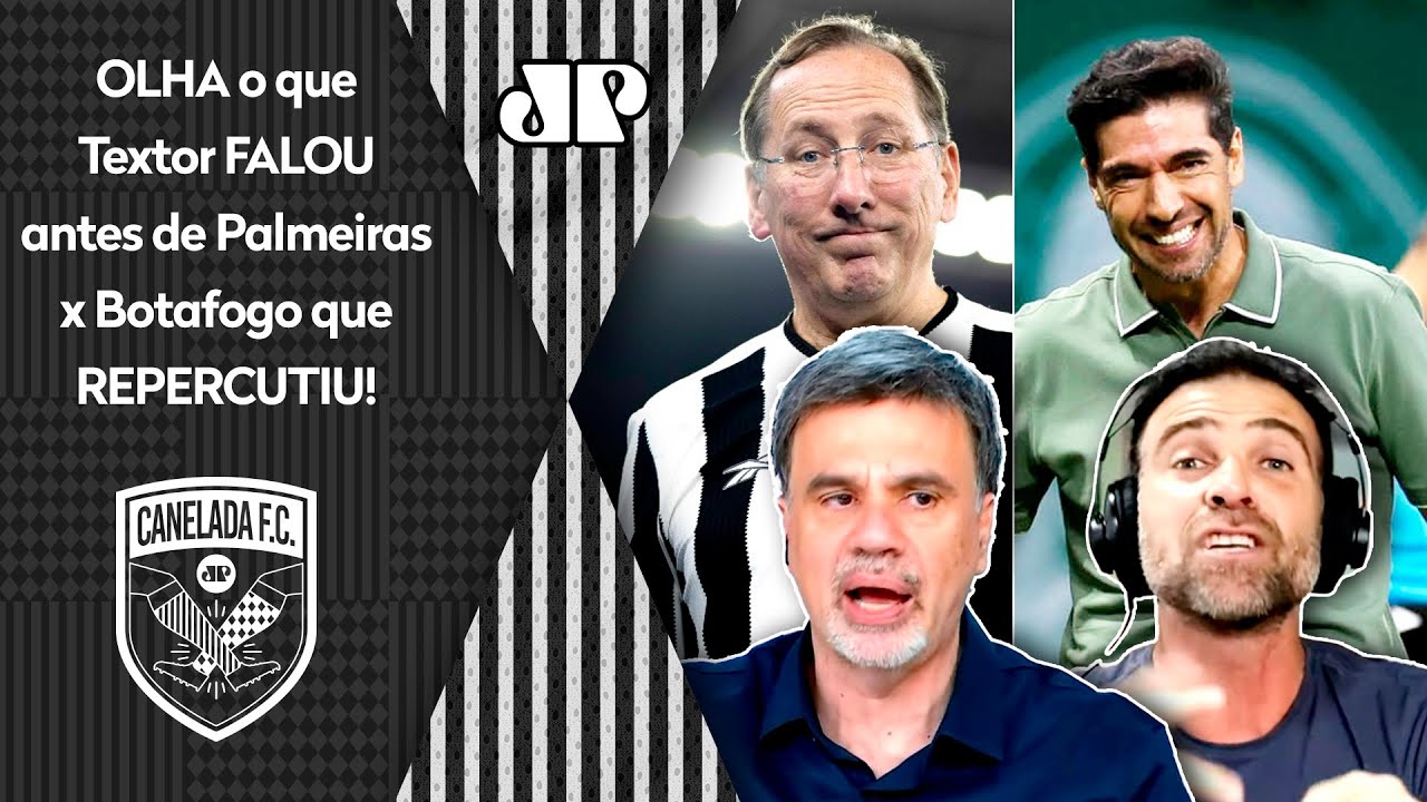 "Por que o Textor NÃO FICA CALADO, cara??? Ele FALOU que o Palmeiras contra o Botafogo..." POLÊMICA