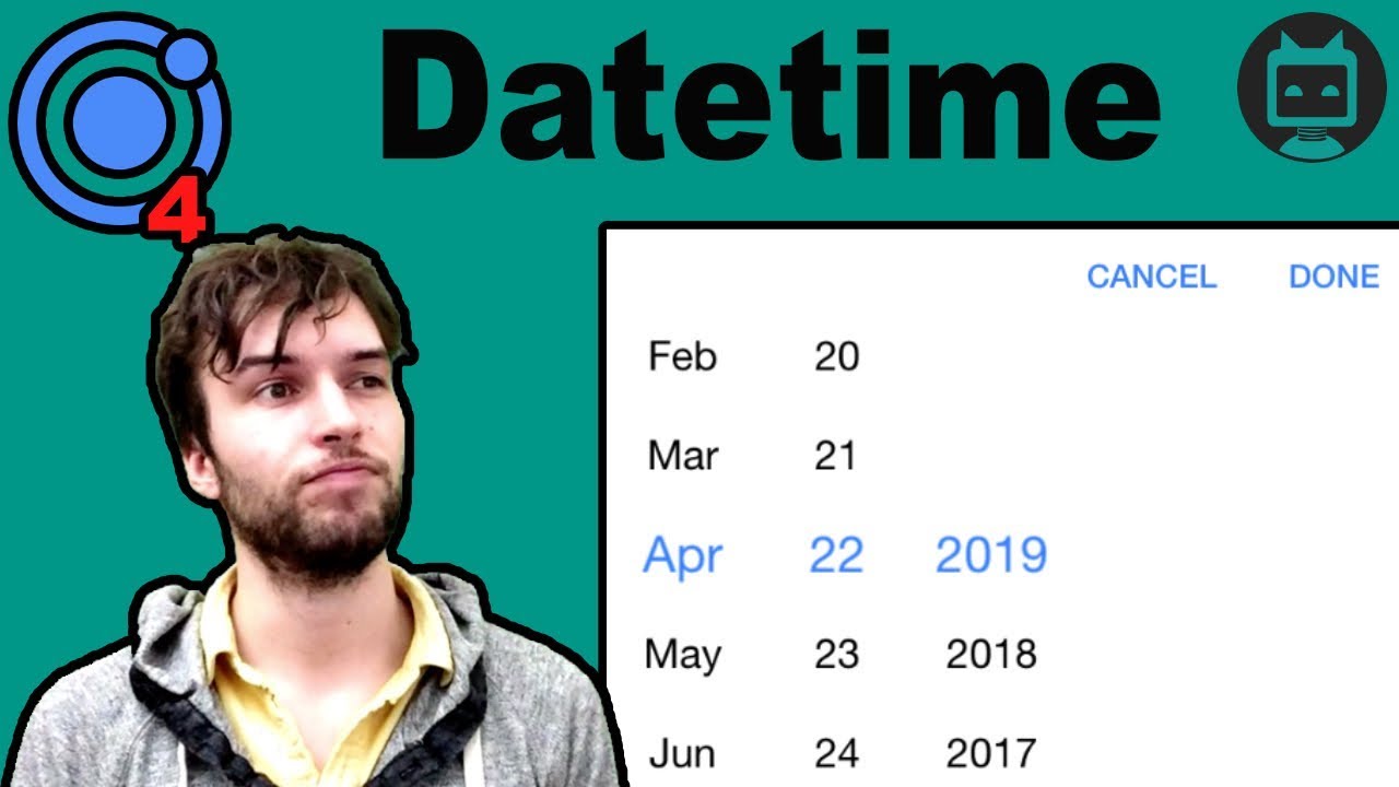 Ionic 4 Datetime Tutorial