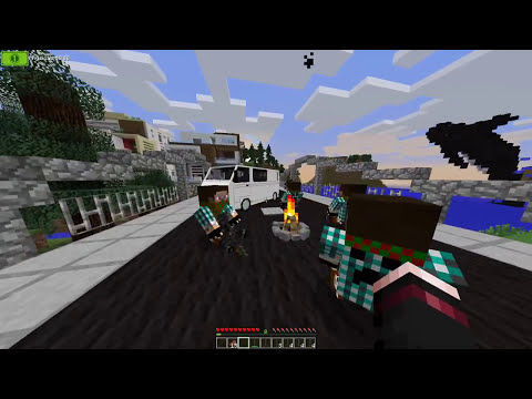 NOOB'lar VS YERDE GÖKKUŞAĞI EV - Minecraft