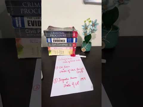 Landmark rulings  on Arrest ( Arnesh Kumar v State of Bihar 2014)