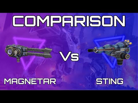 Comparison Magnetar Vs. Sting | War Robots