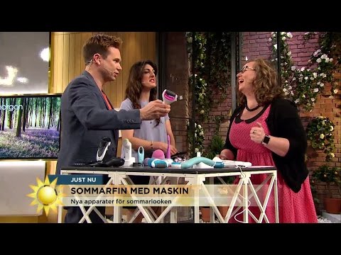 Så blir du sommarfin - med maskiner - Nyhetsmorgon (TV4)