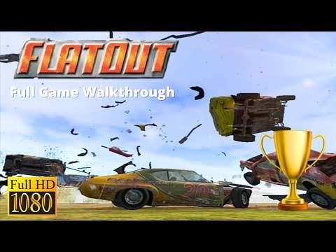 FlatOut (PC) - Full Game Walkthrough [1080p 60fps]