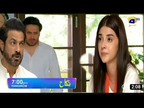 Nikah episode 73 teaser promo review Tomorrow at 10.30pm on Har Pal Geo#zainabshabbir #haroonshahid