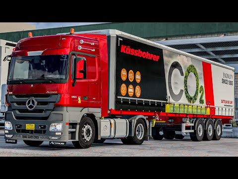 ETS2 1.52 | 🚩Mapa Ceibo V2.6 |📌 E #1 | رحلة بشاحنة مرسيدس العراقية في خريطة بالارجنتين🚛