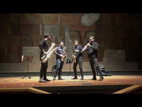 SIGNUM Saxophone Quartet: Ginastera, Danzas Argentinas, Danza del gaucho matrero (sax quartet)