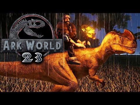 ARK WORLD Monolophosaurus zähmen Jurassic World Ark Projekt - Ark Deutsch German #23
