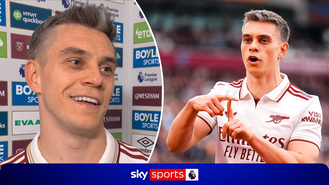 Leandro Trossard's FULL post-match interview after Arsenal's win over West Ham! 🔥